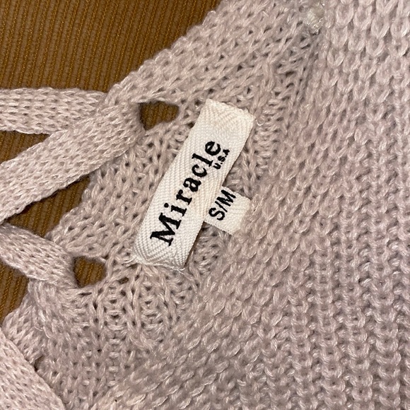 Women’s Beige Sweater by Miracle - Picture 2 of 5